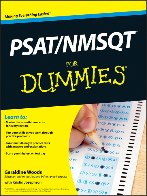 Title details for PSAT/NMSQT For Dummies by Geraldine Woods - Available